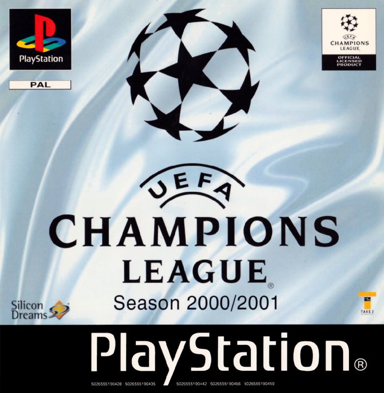 UEFA Champions League Season 2000/2001 box art for Playstation